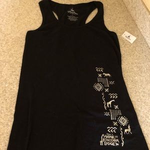 Black Disney Animal Kingdom Tank Top L NWT